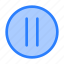 pause, music player, pause button, music, multimedia, audio