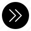 arrows, arrow, basic, ui, right, user 