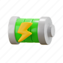 battery, battery-level, charging, power, charging-battery, ecology, electric, energy, 3d 