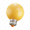 bulb, light, idea, lamp, innovation, bright, creativity, innovative-idea, 3d 