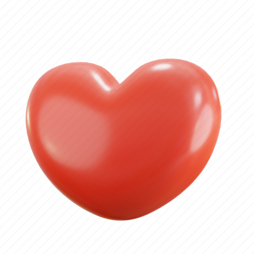Love, like, heart, valentines, romantic, romance, favorite 3D illustration - Download on Iconfinder