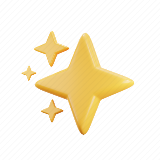 Stars, star, rating, night, review, feedback, space 3D illustration - Download on Iconfinder