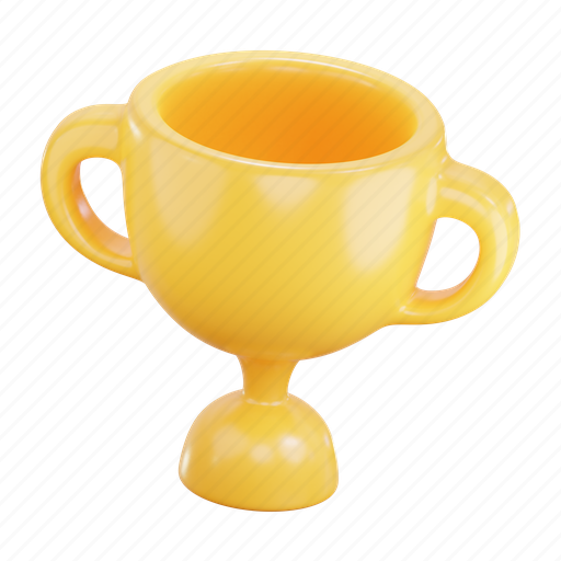 Trophy, trophy cup, award, winner, achievement, champion, success 3D illustration - Download on Iconfinder