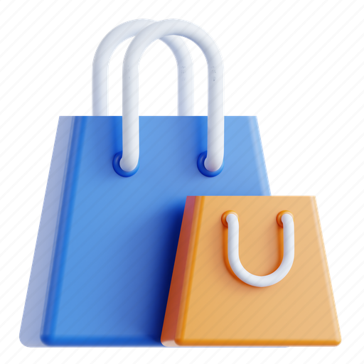 Shopping bag, shopping, bag, briefcase, ecommerce 3D illustration - Download on Iconfinder