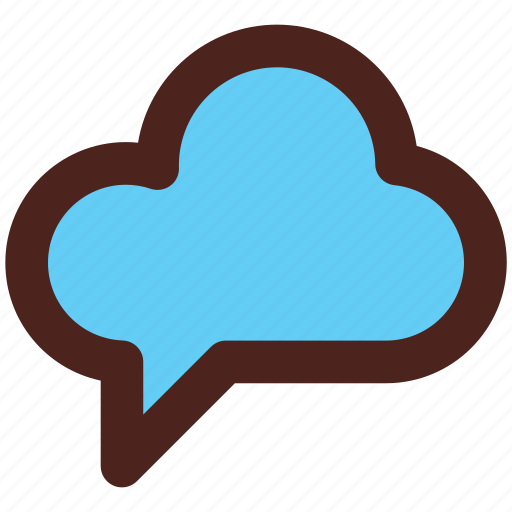 Chat, message, user interface, cloud icon - Download on Iconfinder