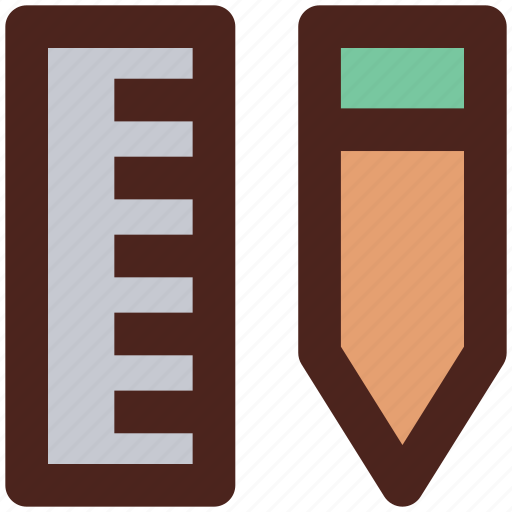 Ruler, pencil, creative, user interface icon - Download on Iconfinder