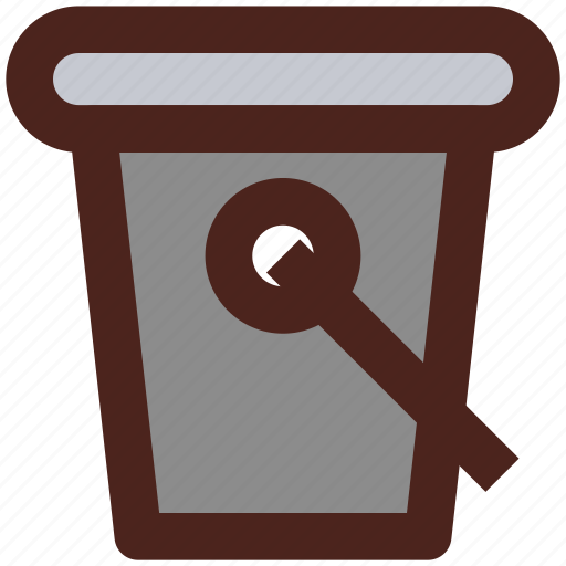 Pail, bucket, user interface icon - Download on Iconfinder