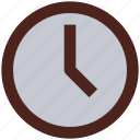 clock, time, alarm, user interface