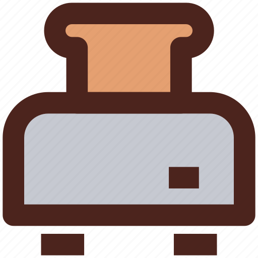 Bread, kitchen, appliance, toaster, user interface icon - Download on Iconfinder