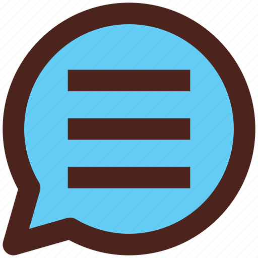 Chat, bubble, message, user interface icon - Download on Iconfinder