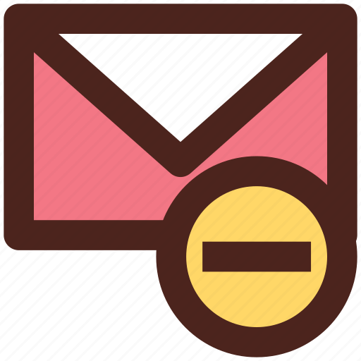 Letter, email, user interface, message, remove icon - Download on Iconfinder