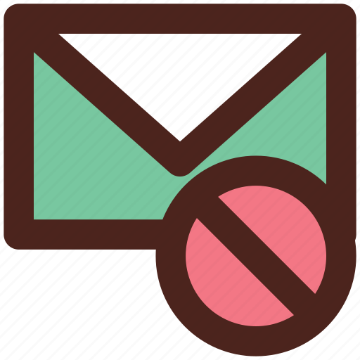 Block, email, user interface, message, letter icon - Download on Iconfinder