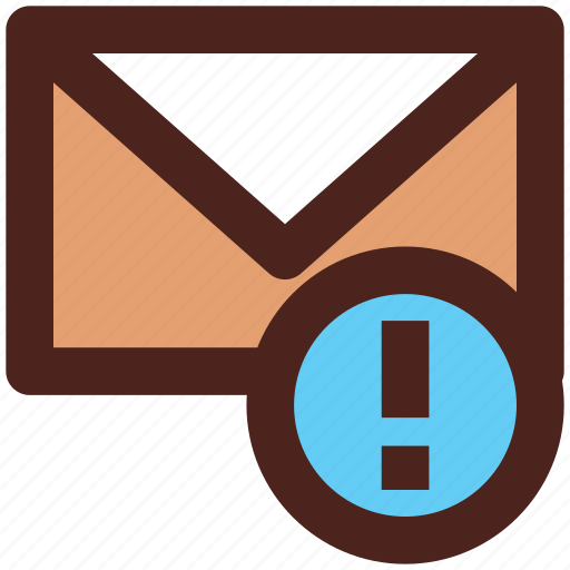 Alert, letter, email, message, user interface icon - Download on Iconfinder