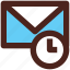 time, letter, email, message, user interface 