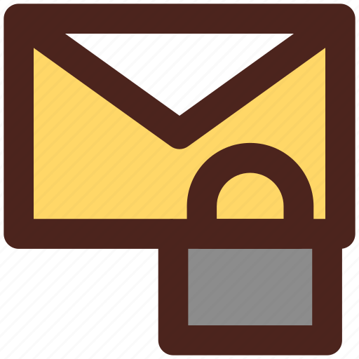 Letter, email, message, lock, user interface icon - Download on Iconfinder