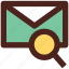 letter, email, user interface, message, search 