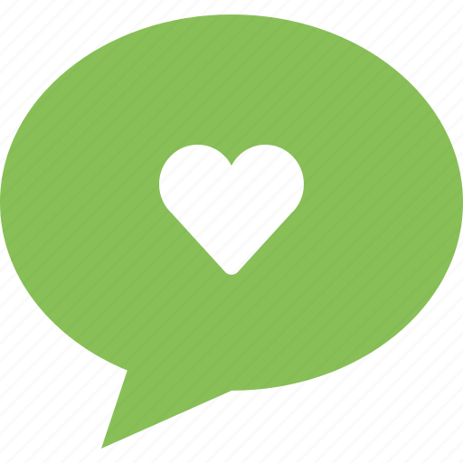 Bubble, favorite, heart, love message icon - Download on Iconfinder