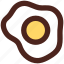 egg, omelet, user interface, fried egg 
