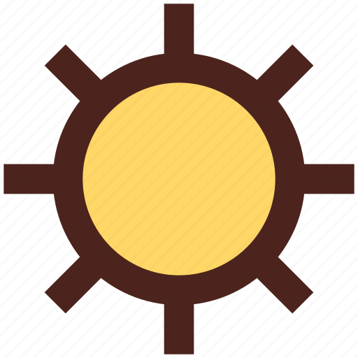 Brightness, sunlight, sun, user interface icon - Download on Iconfinder
