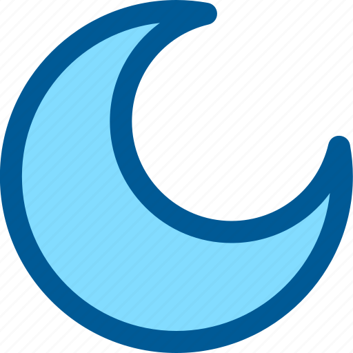Crescent, interface, moon, night icon - Download on Iconfinder