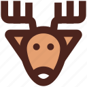 christmas, deer, animal, santa, user interface