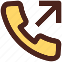 call, user interface, phone, outgoing