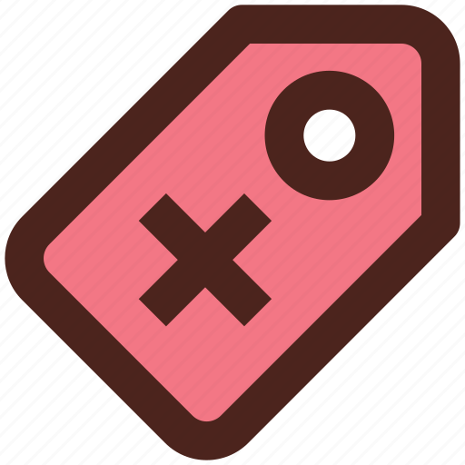Delete, price tag, label, tag, user interface icon - Download on Iconfinder