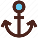 anchor, marine, nautical, user interface