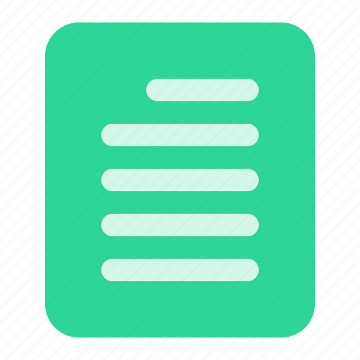 Right, align, text, file, document, paper, format icon - Download on Iconfinder
