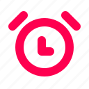alarm, clock, interface, time 