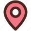 user interface, location, pin, place 