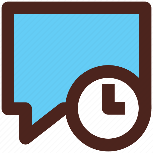 User interface, message, time, chat, comment icon - Download on Iconfinder