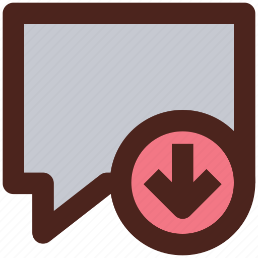 Receive, message, chat, user interface, comment icon - Download on Iconfinder
