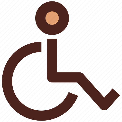 User interface, handicap, wheelchair, disable icon - Download on Iconfinder