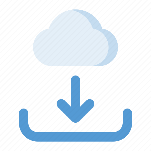 Download, cloud, arrow, down icon - Download on Iconfinder