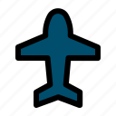 airplane, plane, aeroplane, flight, transportation