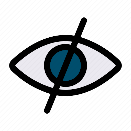 Hide, hidden, eye, vision, view icon - Download on Iconfinder
