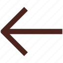 user interface, arrow, left, back