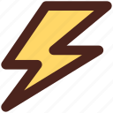 thunder, user interface, flash, bolt