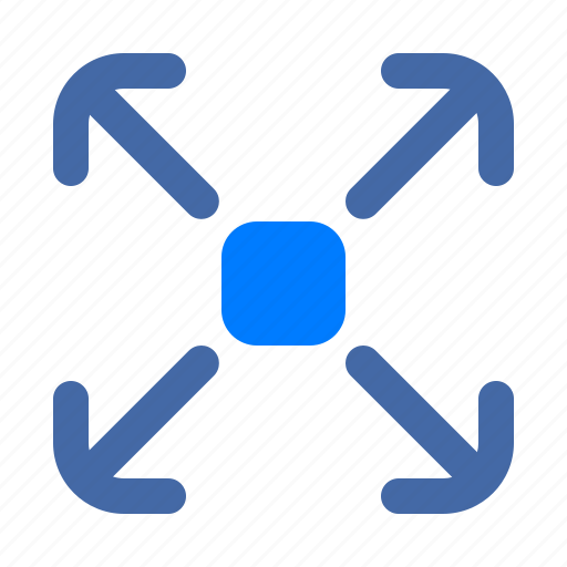Fullscreen, expand, arrow, mazimize icon - Download on Iconfinder