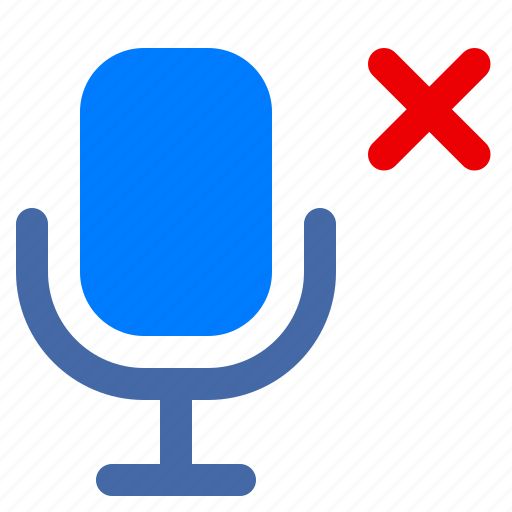 Microphone, not, connected, mic, sound, music, volume icon - Download on Iconfinder