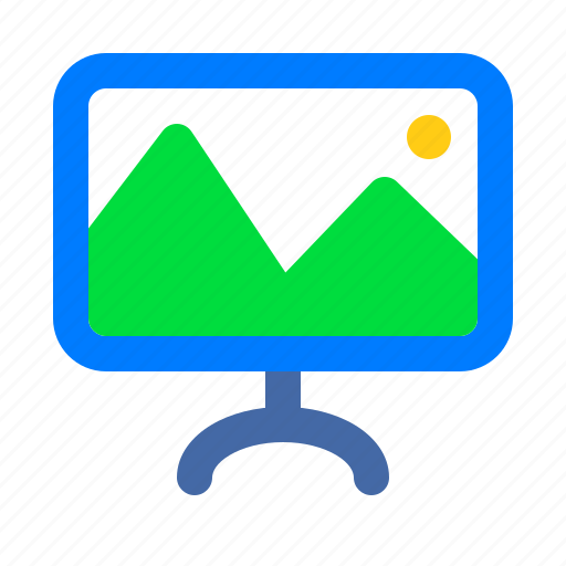 Monitor, image, photo, picture, camera, display, desktop icon - Download on Iconfinder