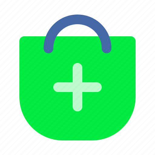 Shopping, bag, add, shop, cart, ecommerce, buy icon - Download on Iconfinder