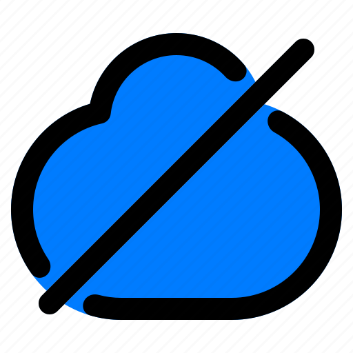 Cloud, disabled icon - Download on Iconfinder on Iconfinder