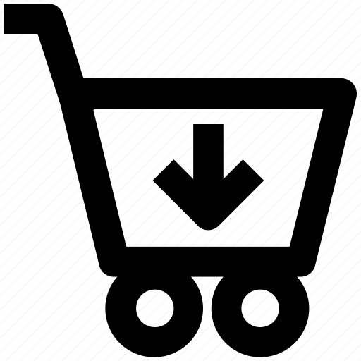 Cart, down, ecommerce, shopping, user interface icon - Download on Iconfinder