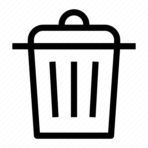 Trash, can, bin, remove, household, delete, user interface icon - Download on Iconfinder