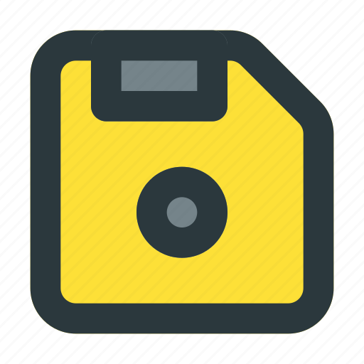 Data, disk, floppy, save, storage icon - Download on Iconfinder