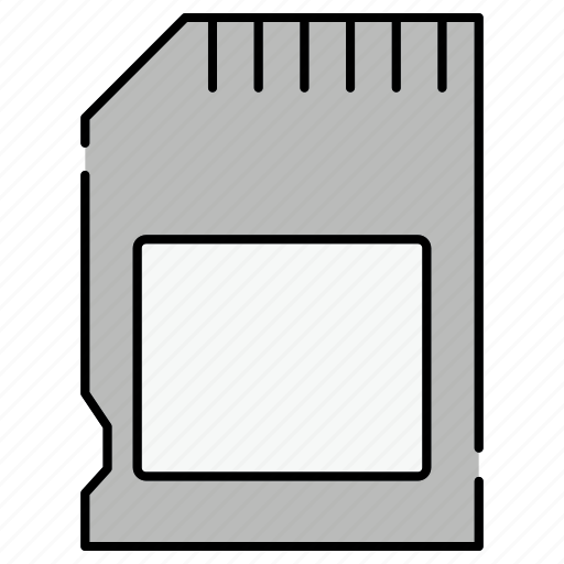 Memory, card, digital, data, technology, storage, flash icon - Download on Iconfinder