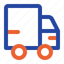 delivery, truck, user interface, ui, essential, shipping