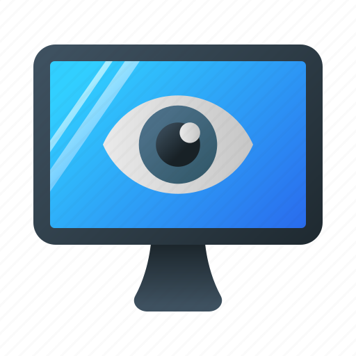Display, screen, monitor, lcd, desktop, vision, view icon - Download on Iconfinder